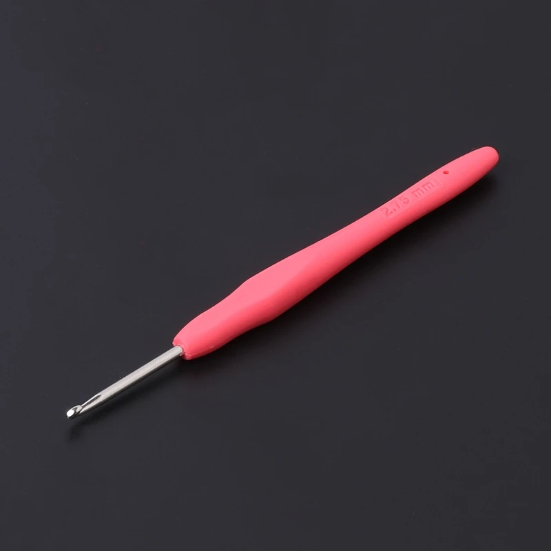 LOKI7 1 PC Metal Knitting Needles Crochet Hooks Tool With Ergonomic Grips 0.5-2.75mm | Дом и сад