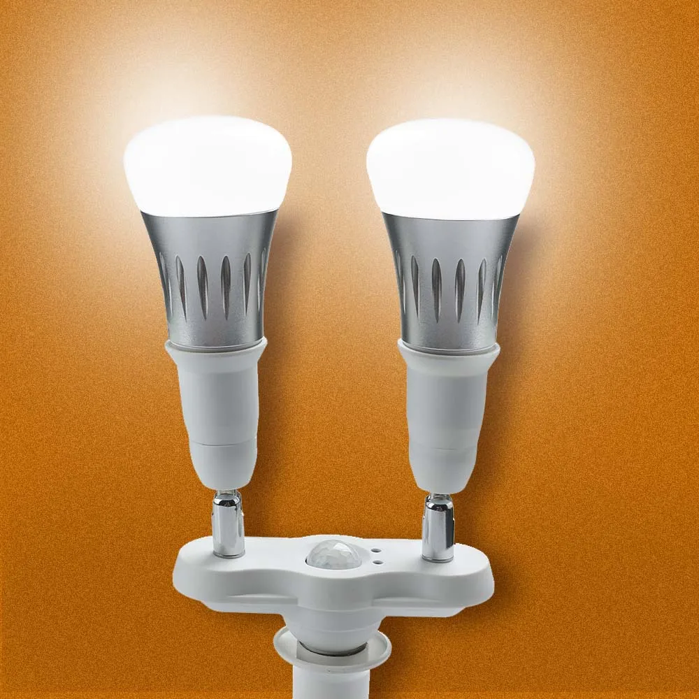 Светодиодный светильник с инфракрасным датчиком движения 2 в 1 E27|led bulb|lamp led bulblamp |
