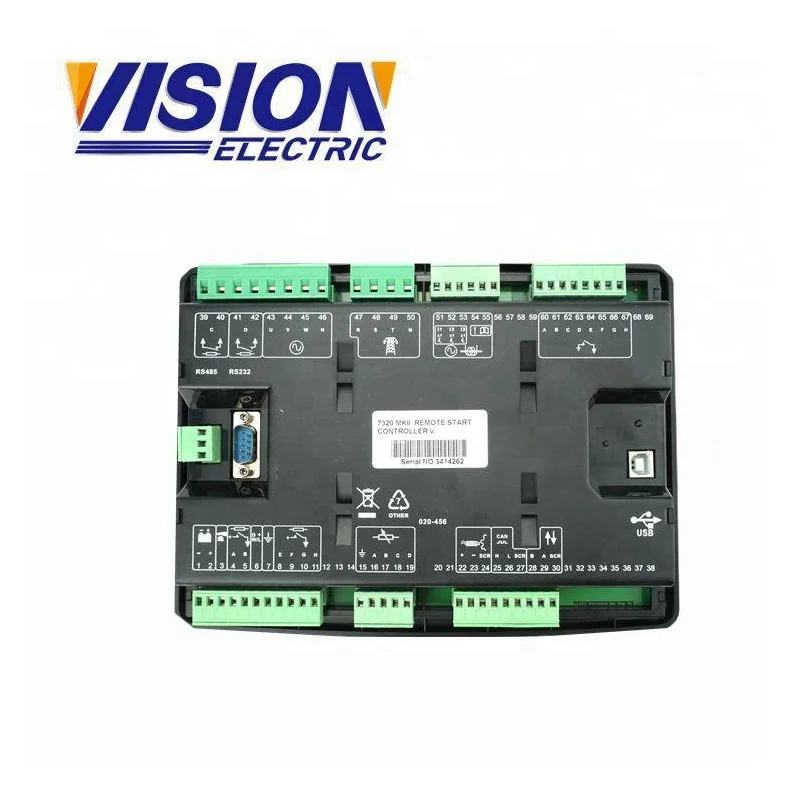 Электронный генератор с автоматическим запуском DSE7320 регулятор управления AMF DSE