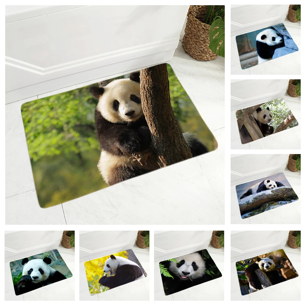 Симпатичный коврик для двери в виде диких животных нескользящий очень мягкий