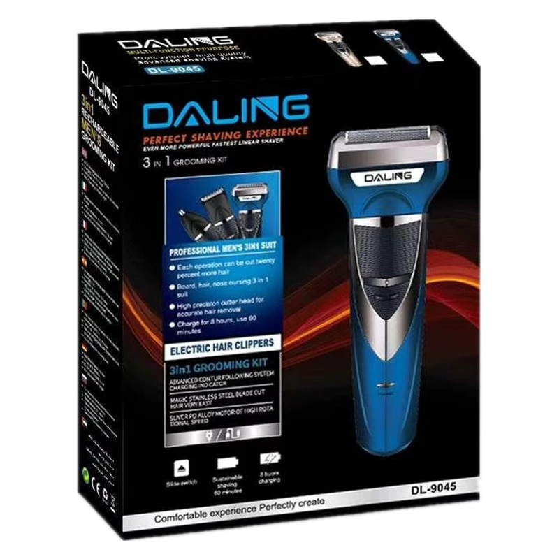 

Men's multifunctional wet dry electric shaver face rechargeable electric razor for men head beard shaving machine