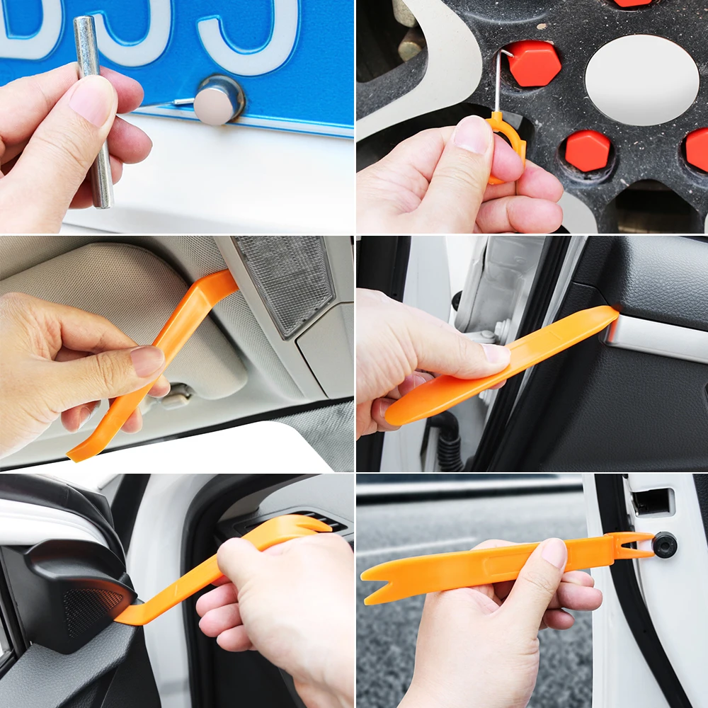 12 шт. инструмент для разборки автомобильных панелей Toyota Corolla Seat Leon Jeep Renegade Skoda Fabia