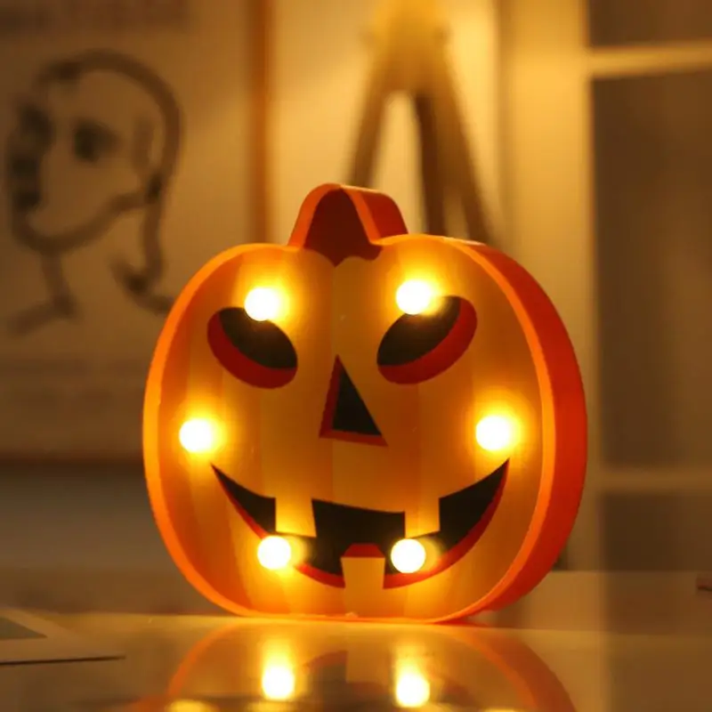 Светильник на Хэллоуин СВЕТОДИОДНЫЙ Тыква Лампа для вечерние украшения