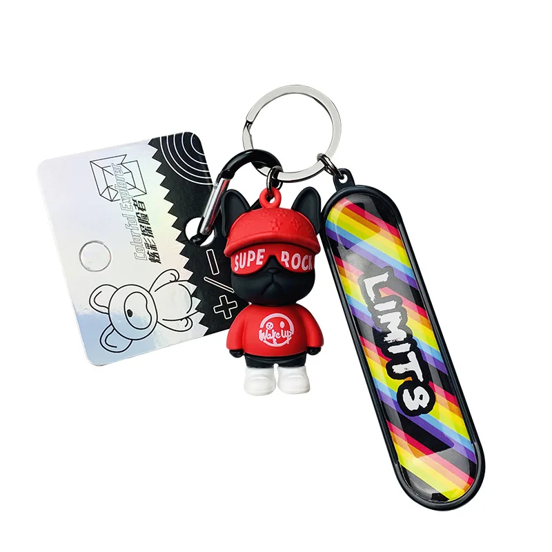 

Кукла-мишка для скейтборда в уличном стиле, классная личность, брелок для автомобиля, цепочка с подвеской для сумки, мужской креативный куло...