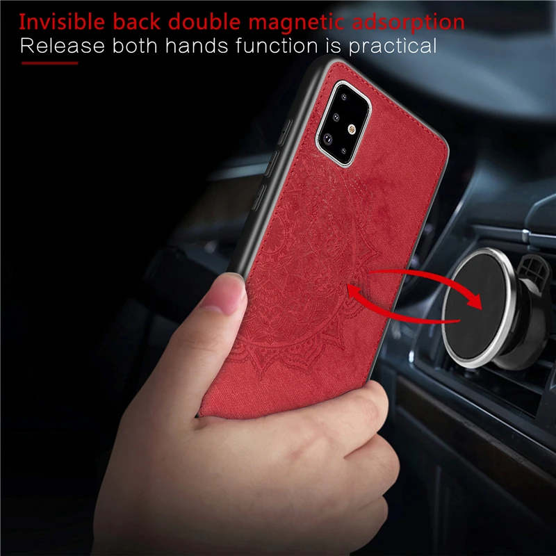 

For Samsung Galaxy A21S Case For Samsung Galaxy A21S A71 A41 A31 A21 Cover Luxury Cloth Protective Phone Case For Samsung A21S