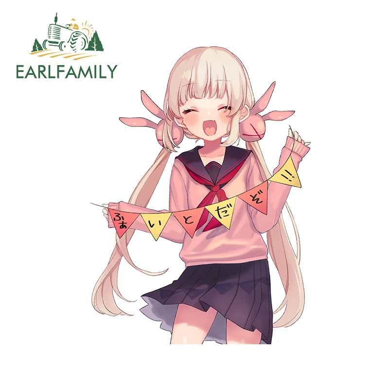 

EARLFAMILY 13 см x 9,8 см для Аниме Девушки автомобильные наклейки модные наклейки для кемпера солнцезащитный Водонепроницаемый Виниловый Забавны...