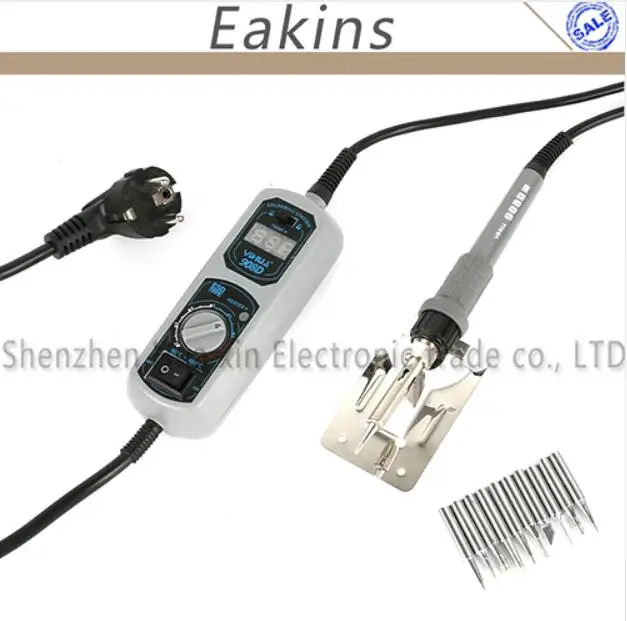 908D and 10 tips YIHUA 908D 60 Вт светодиодный паяльник с цифровым регулированием паяльная станция Регулируемый Карманный Утюг ремонтные инструменты+ 10 шт. железный наконечник - Цвет: 908D and 10 tips