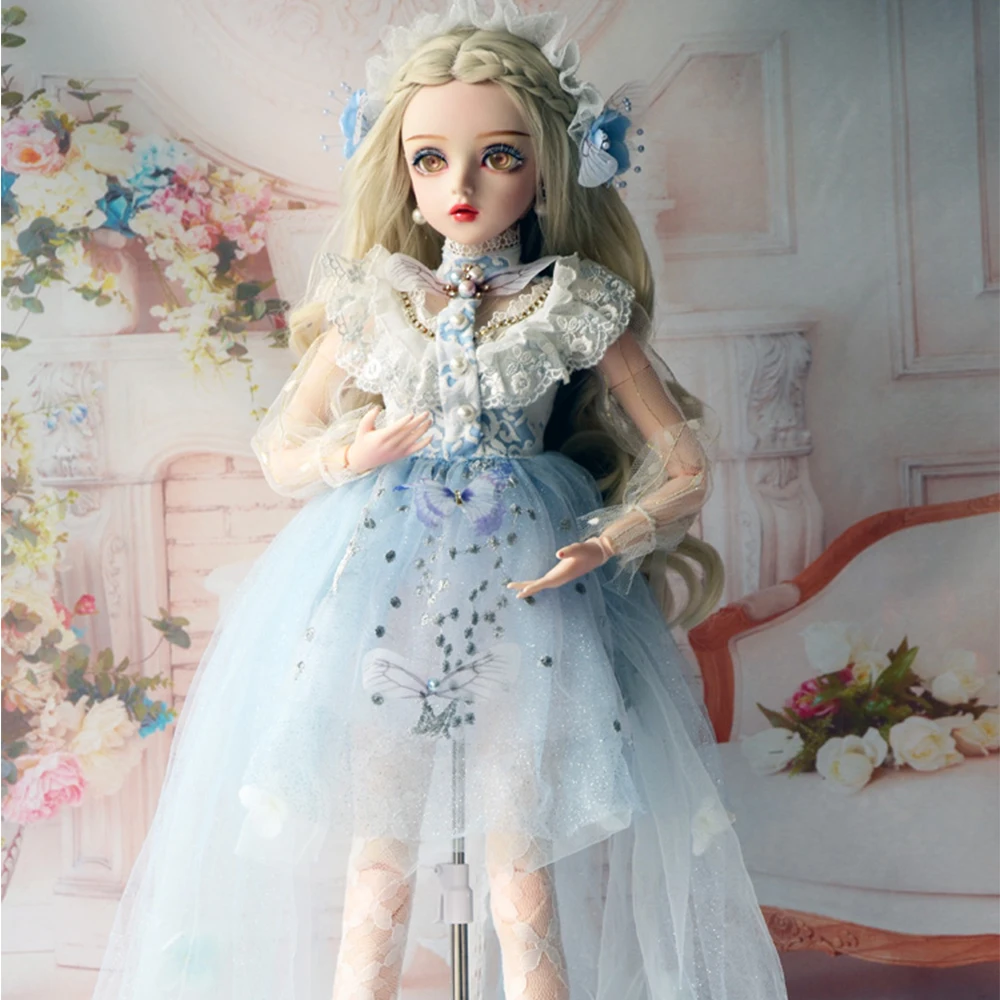 

New Arrial BJD 1/3ball jointed Doll gifts for girl Handpainted makeup Fullset Lolita/princess doll with clothes Gift For Girl
