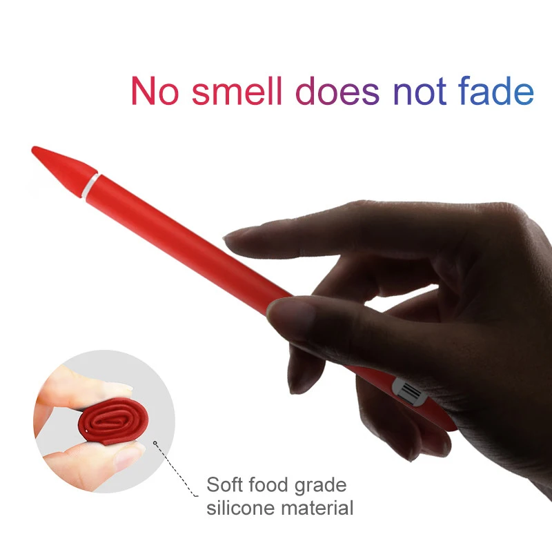 

Protective Safety Case For Apple Pnecil 4 in 1 Anti-lost Anti-Shock Slilicone Sleeve Cover For ipad Tablet touch pencil Kits