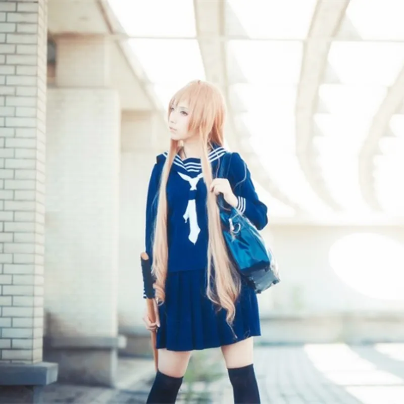 Toradora! Одежда для косплея костюм форма моряка с бантом японский аниме одежда