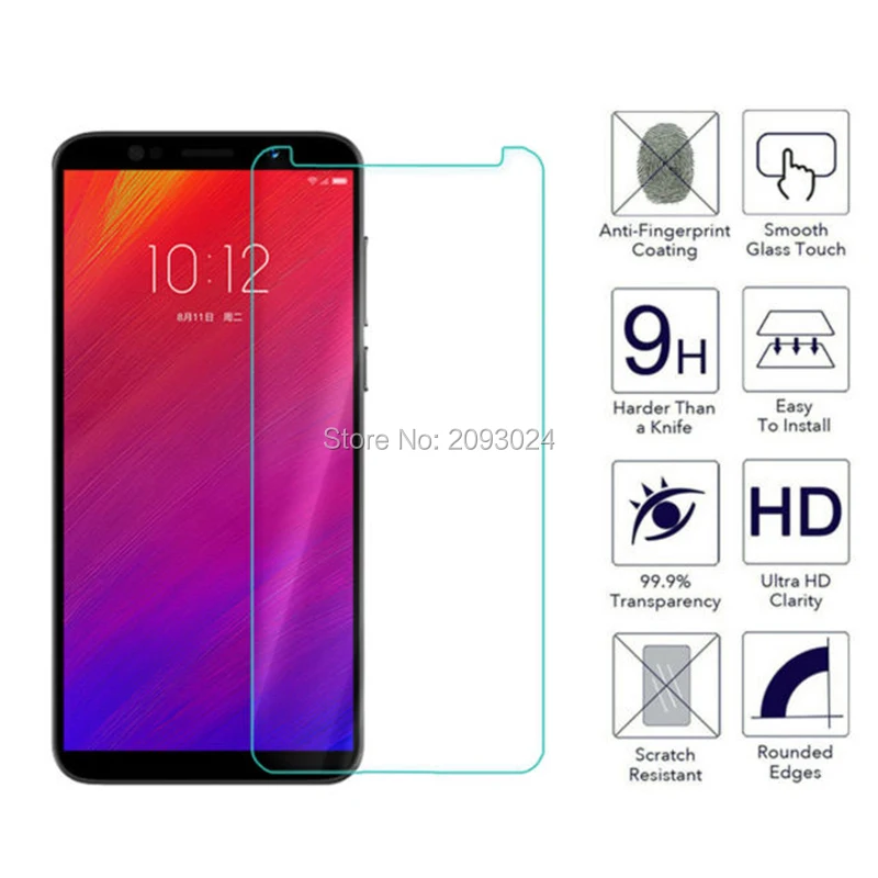 Закаленное стекло для Lenovo K5 Play l38011 оригинальная 2.5D защита экрана Защитная пленка