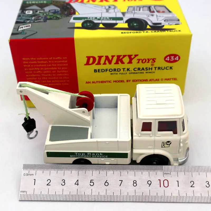 Атлас Dinky toys 434 Bedford TK Crash Truck с полностью работающей лебедкой литые модели
