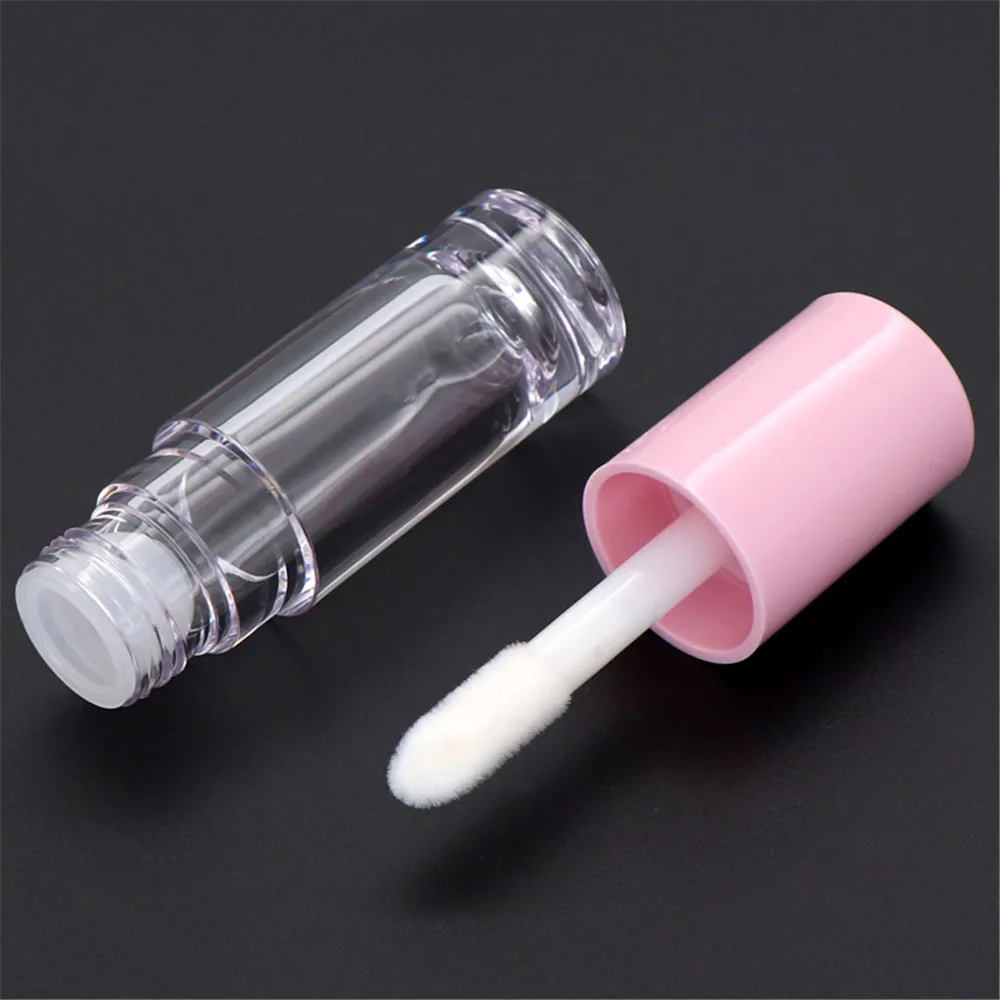 

New 6.5ml Empty Lip Gloss Tubes Lip Glaze Big Doe Foot Wand Makeup Diy Cosmetic Lipstick Lip Oils Lip Balm Container