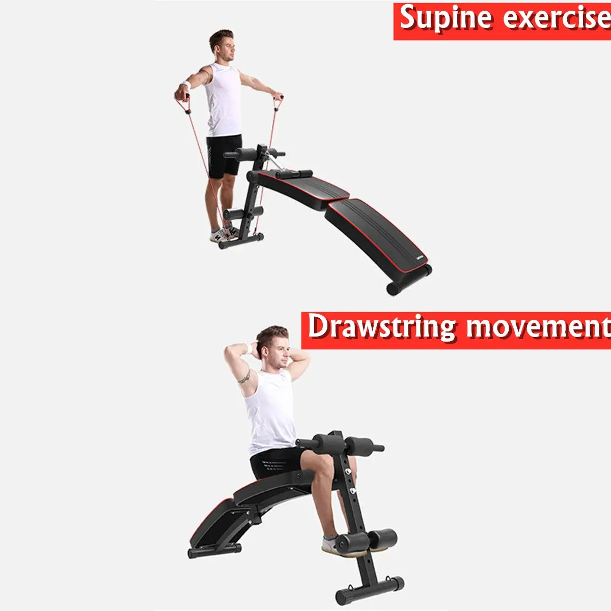 

Sit Up Abdominal Bench Fitness Machine For Home Fitness Board Abdominal Exerciser Equipments home Gym Training Muscle