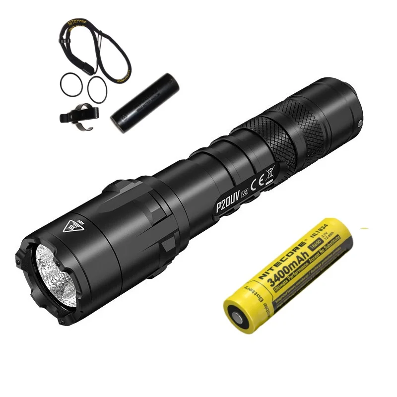 Nitecore P20UV V2 320 мВт УФ двойной Выход Ультрафиолетовый светодиодный тактический