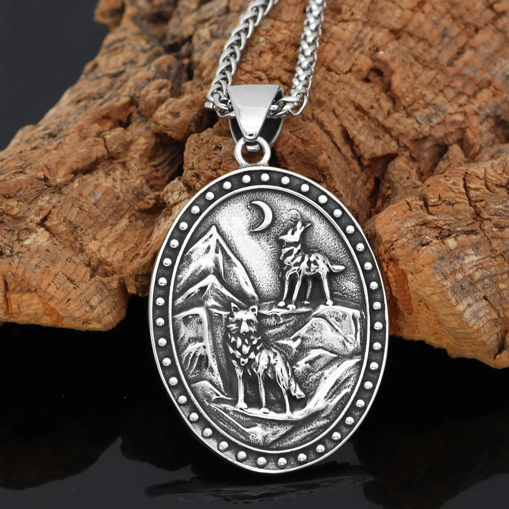 Скандинавский Викинг амулет odin лицо Волка Гери Фреки Ворон Амулет из нержавеющей