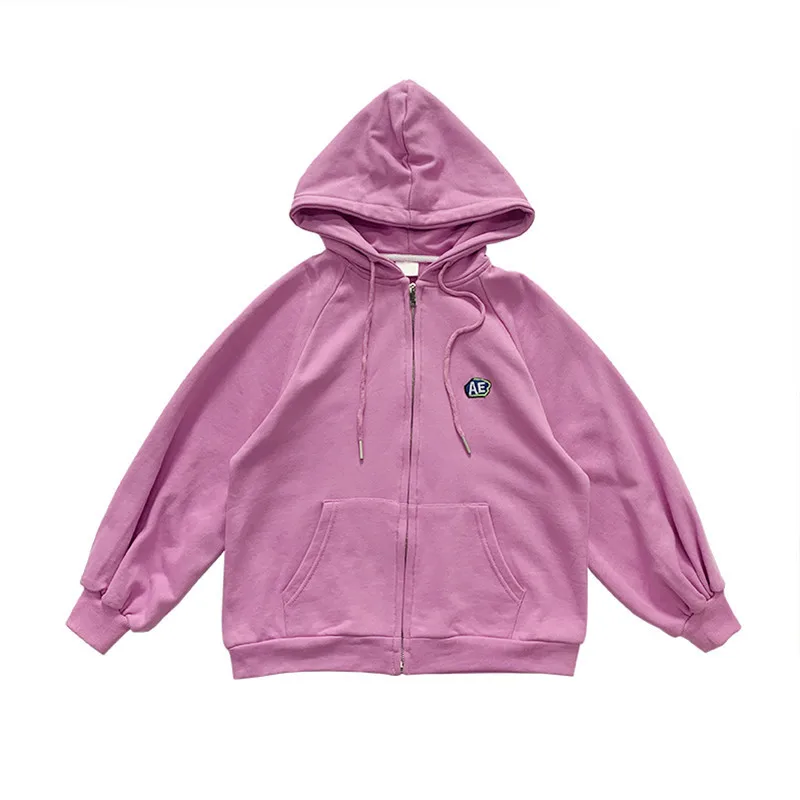 

Girls' Hooded Sweater Jacket 2021 Spring New Girl Casual Sports Cardigan Top