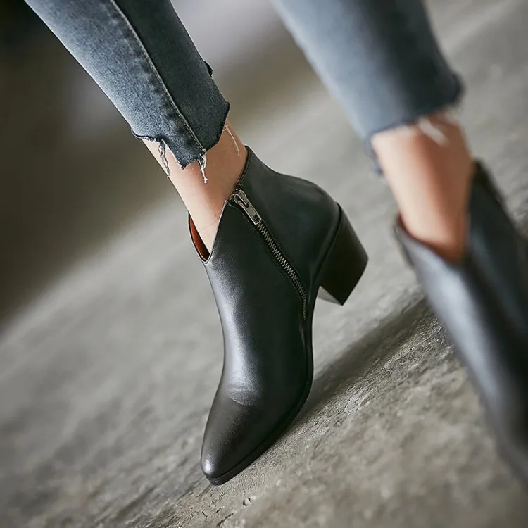 Tanariya/Новое поступление обуви женские ботинки зимние 2020 Cowhid|Женские полусапожки| |