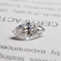 510mm marquise cut white moissanite stone loose moissanite diamond 0 9 carat for wedding ring
