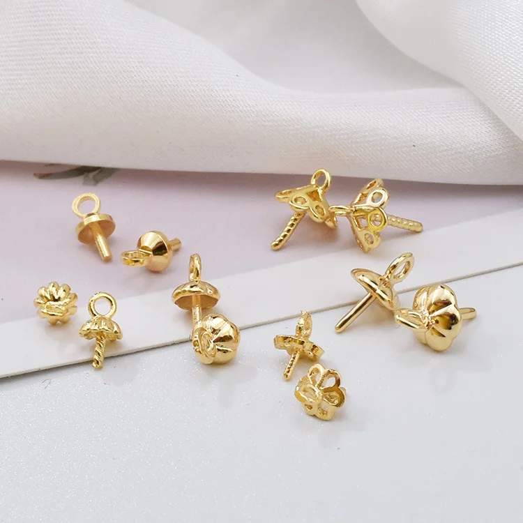 

100pcs/Lot alloy Small Tiny Mini Eye Pins Eyepins Hooks Eyelets Screw Threaded Clasps Hooks DIY Jewelry Making Accessories