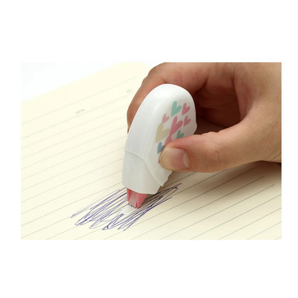 

Heart Shape Correction Roller Tape Office School Students Stationery 10m
