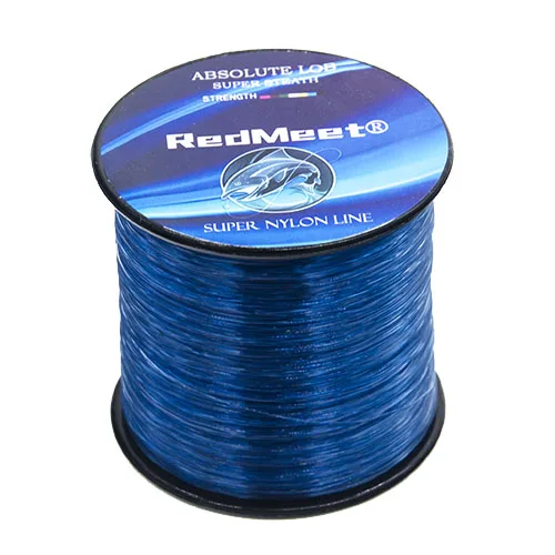 Blue RedMeet 1 шт. супер сильная 5-30LB японская Моноволокно нейлоновая леска 1000 м 0,168 мм-0,5 мм 2-13 кг - Цвет: Blue