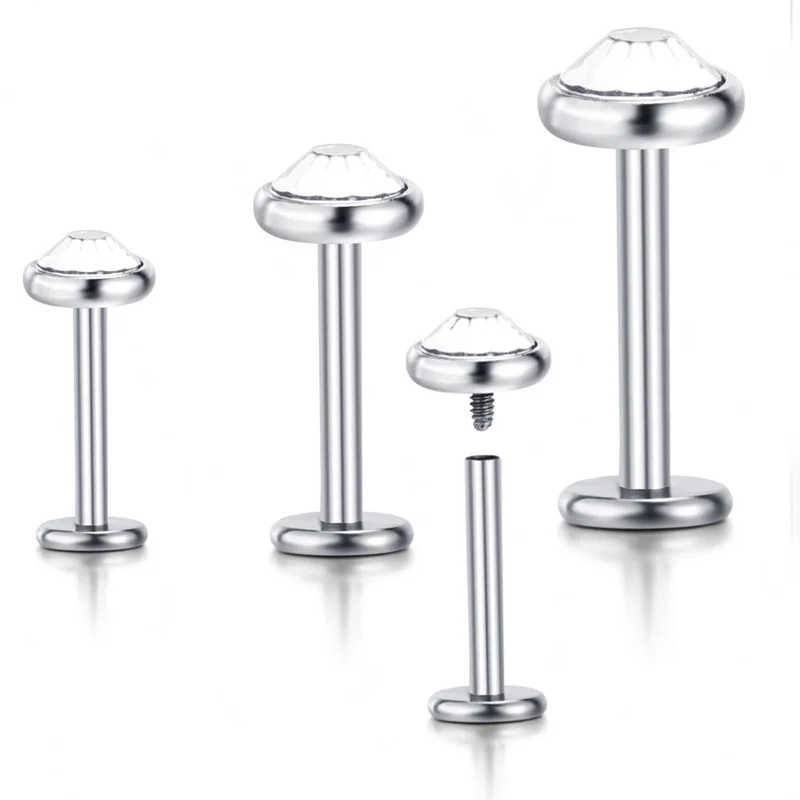 

Woman Lips Piercing Stainless Steel Lip Stud Trend Mouth Accessories Goth Punk Simplicity Women Sexy Body Jewelry Piercings