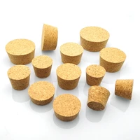 10pcs top dia 32mm to 83mm wood cork lab test tube plug essential oil pudding small glass bottle stopper lid thermos bottle plug