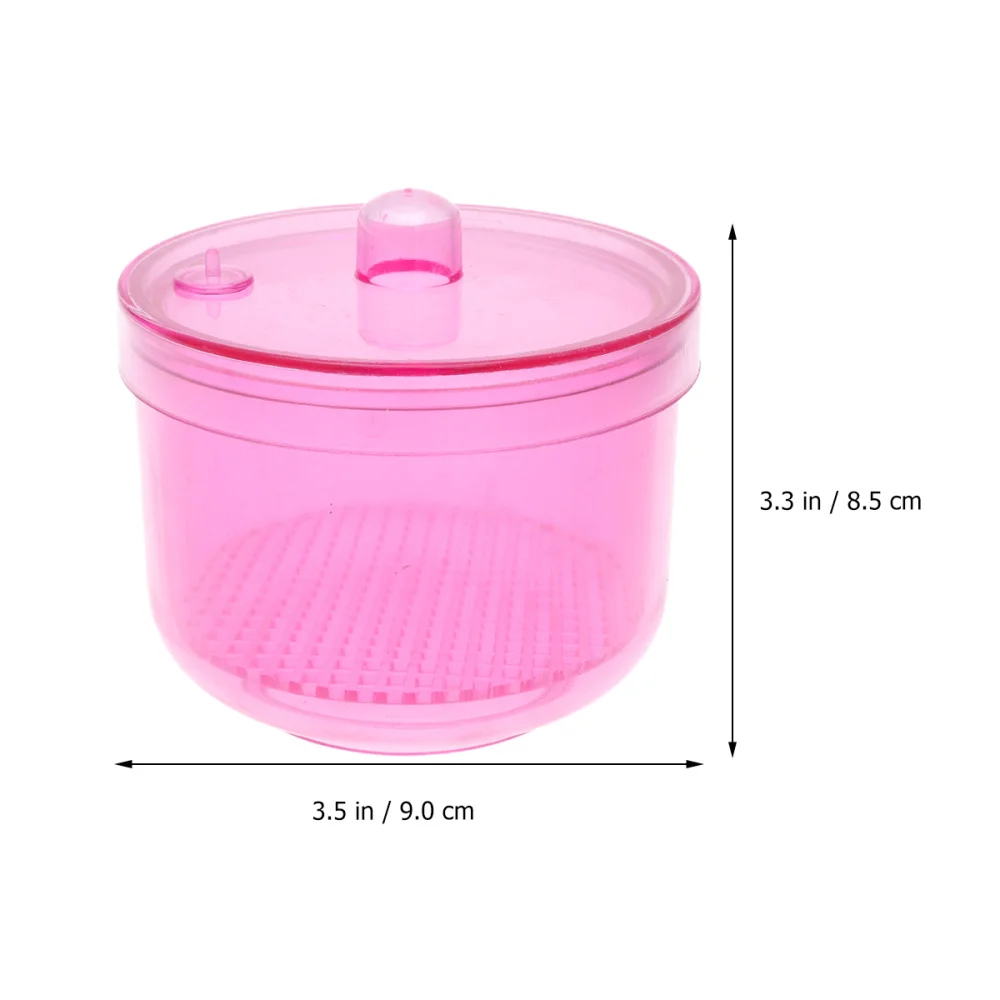 

1pc Burs Box Practical box with Mesh Burs Cleaning Soaking Box Heat-resistant