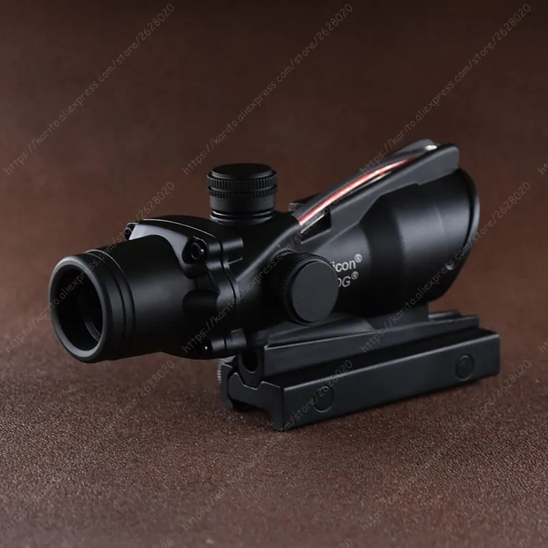 Тактический прицел для винтовки в красную точку 1x32|rifle scope|acog stylewaterproof rifle scope |