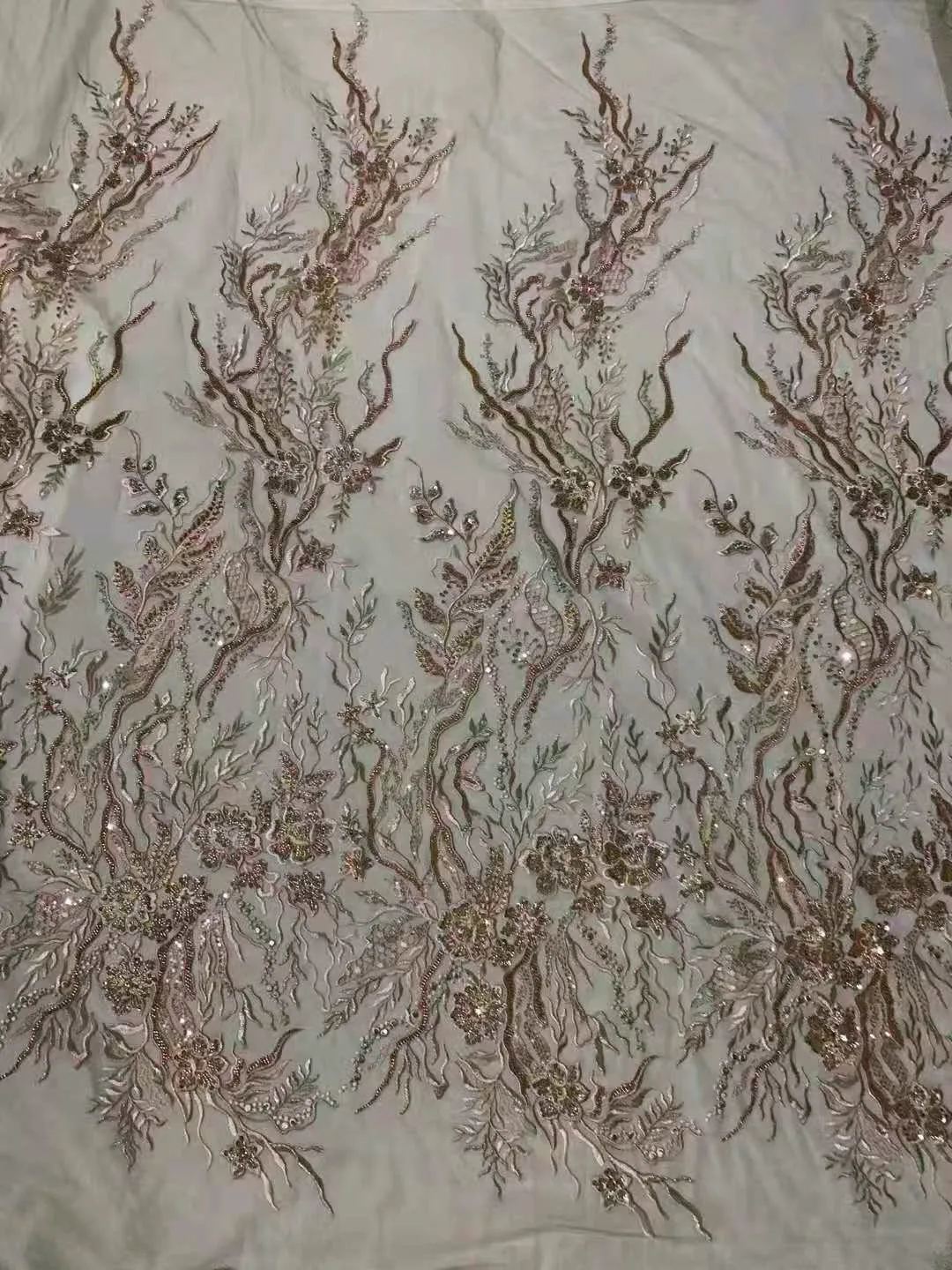 

Кружевная ткань из французского тюля с вышивкой бисером/с блестками, африканская кружевная ткань для свадебного платья, вечерних платьев, светло-голубая