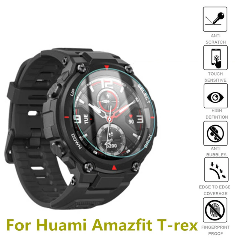 

2.5D Закаленное стекло для защиты экрана для Huami Amazfit T-Rex Pro