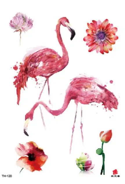 Temporary Tatoo Fake Tattoo Sticker Wings Back Arm Tattoos Stickers Tatouage Waterproof Flash Tatto For Men Women Girl - Цвет: Оранжевый