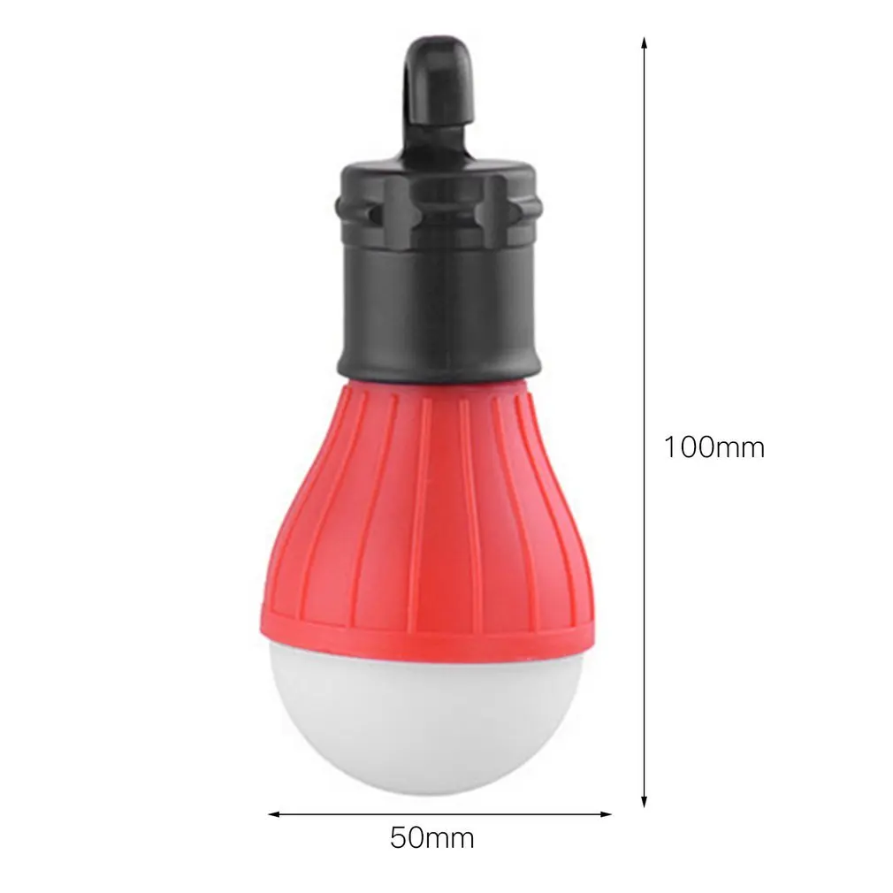 

3LED Tent Hanging Lamp 3 Modes Outdoor SOS Emergency Carabiner Bulb Light Emergency Light Lantern Hiking Energy Saving Lamp