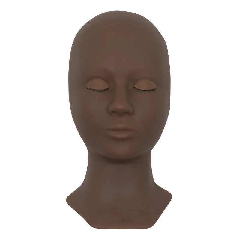 Сменная голова манекена со съемными веками для наращивания ресниц и