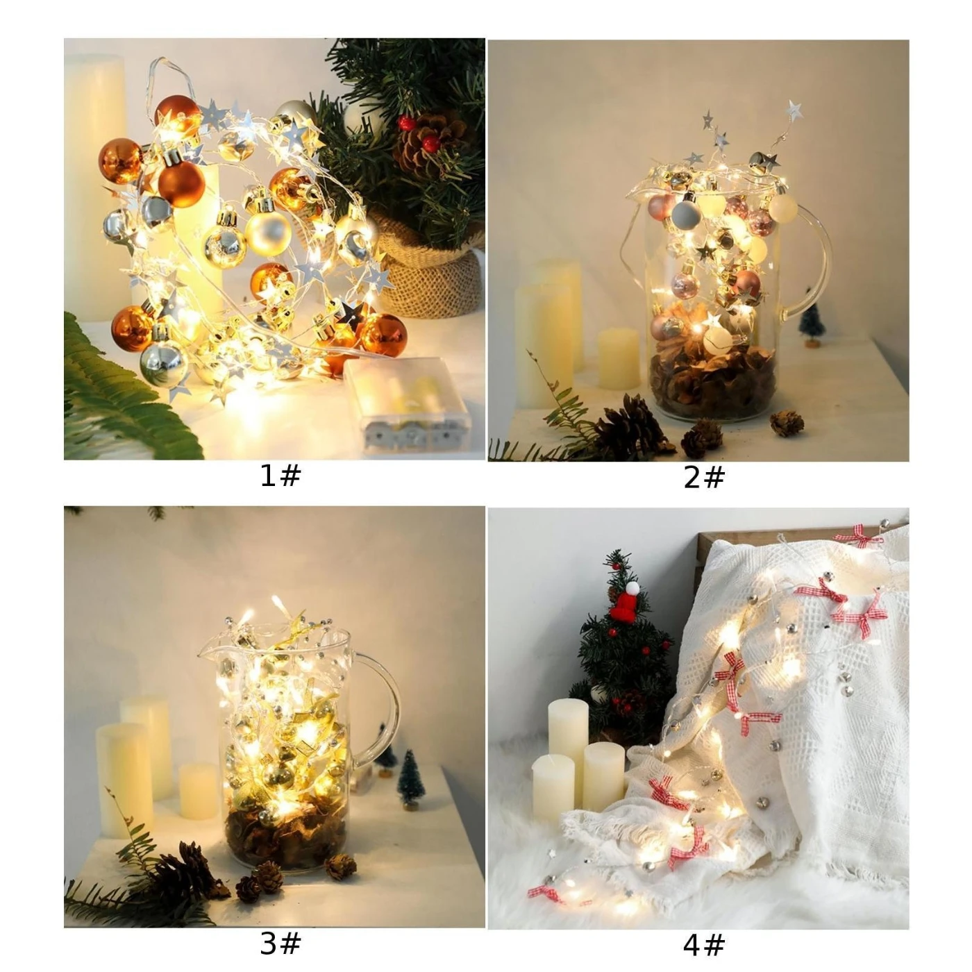 1 шт. светодиодный светильник рождественские вечерние украшения для дома с