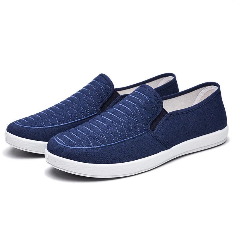 2019 new men's shoes casual sports luxury brand summer canvas lightweight breathable flats Calzado Casual de hombre | Обувь