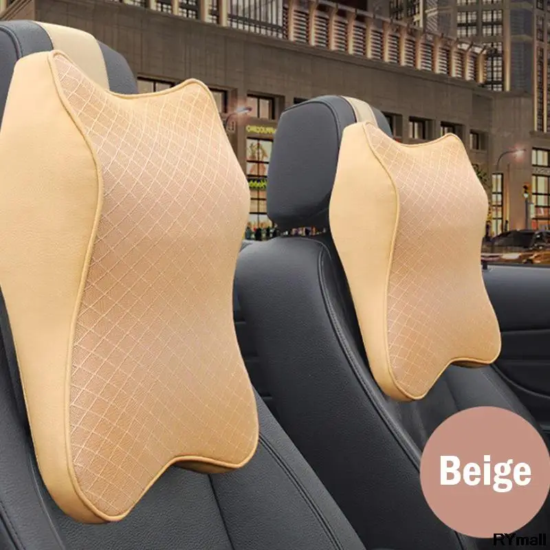 

Car Seat Headrest Pad 3D Memory Foam Pillow Head Neck Pain Relief Foam Cushion