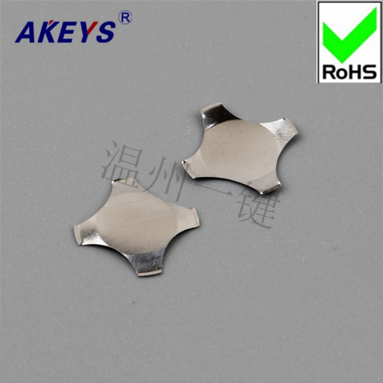 

100PCS TP-007 Cross shape metal dome reset switch 6/7/8.4/10/12/14mm micro membrane switch,without spot