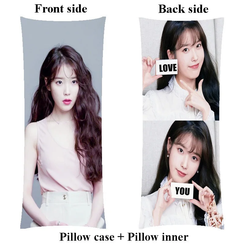 Birthday Gift Girlfriend IU body pillow Lee Ji Eun long hugging Pillow including inner home customize | Дом и сад