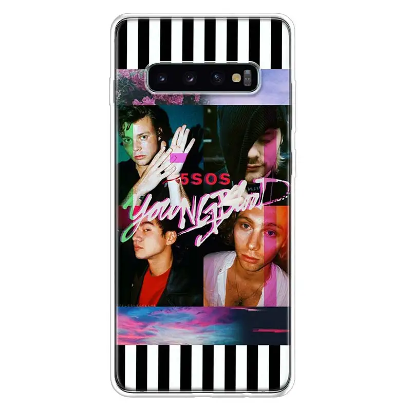 5SOS 5 секунд лета телефонный чехол для Samsung Galaxy A51 A71 A50S A10 A20E A30 A40 A70 A01 A21 A41 A11 A6 A7 A8 A9 Plus