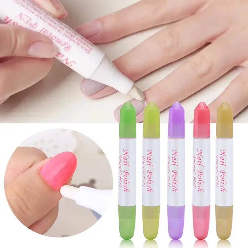 

1 Pc Nail Art Corrector Pen Remove Mistakes 3 Tips Newest Nail Polish Corrector Pen Cleaner Erase Manicure Tools Random
