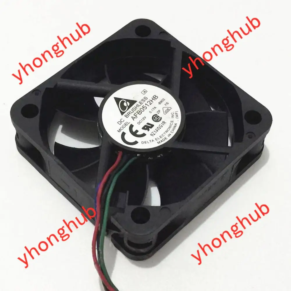 Вентилятор охлаждения сервера Delta Electronics AFB0512HB B902 12 В постоянного тока 0 17 А 50x50x15