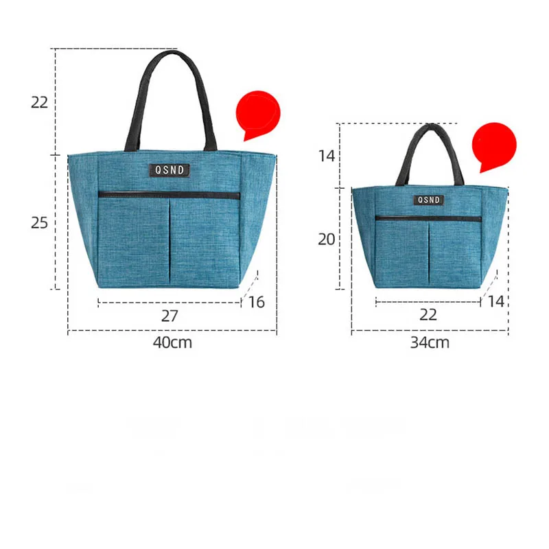 

Lunch Bag2021 New Fashion Kid Women Men Thermal Insulation Waterproof Portable Picnic Insulated Food Storage Box Tote Lunch Bag
