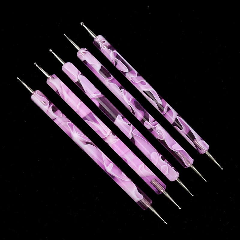 

5Pcs Nail Dotting Pen Marbleizing Double Ends DIY Decoration Manicure Nail Art Tool