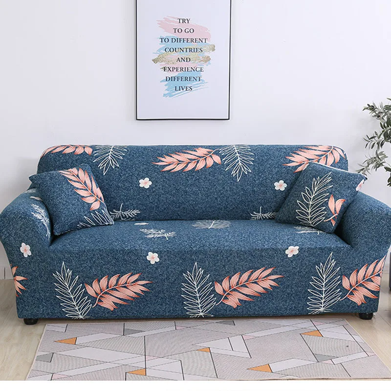 Чехол для дивана нескользящее эластичное крепление полноразмерный чехол