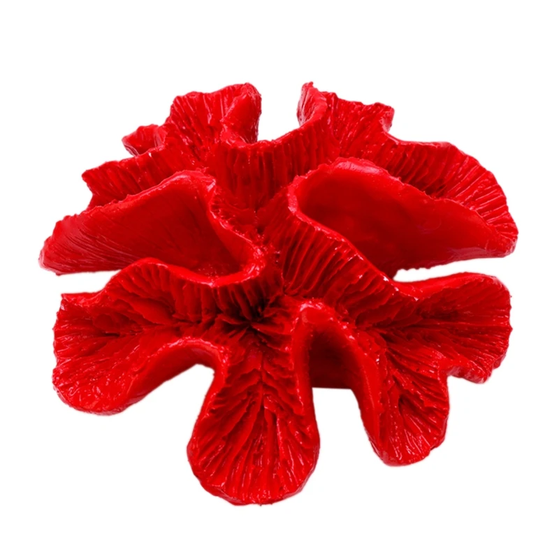 

Aquarium Artificial Resin Coral Sea Plant Ornament Simulation Non Toxic Freshwater and Saltwater Fish Tank Decoration