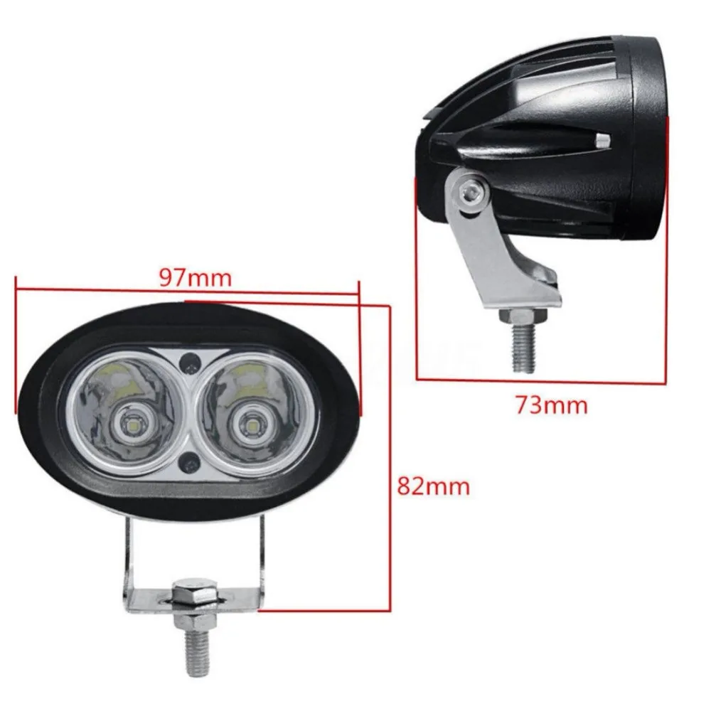 AUTOMOR светодиодный рабочий светильник бар противотуманная фара 12V 24V 20W фары для