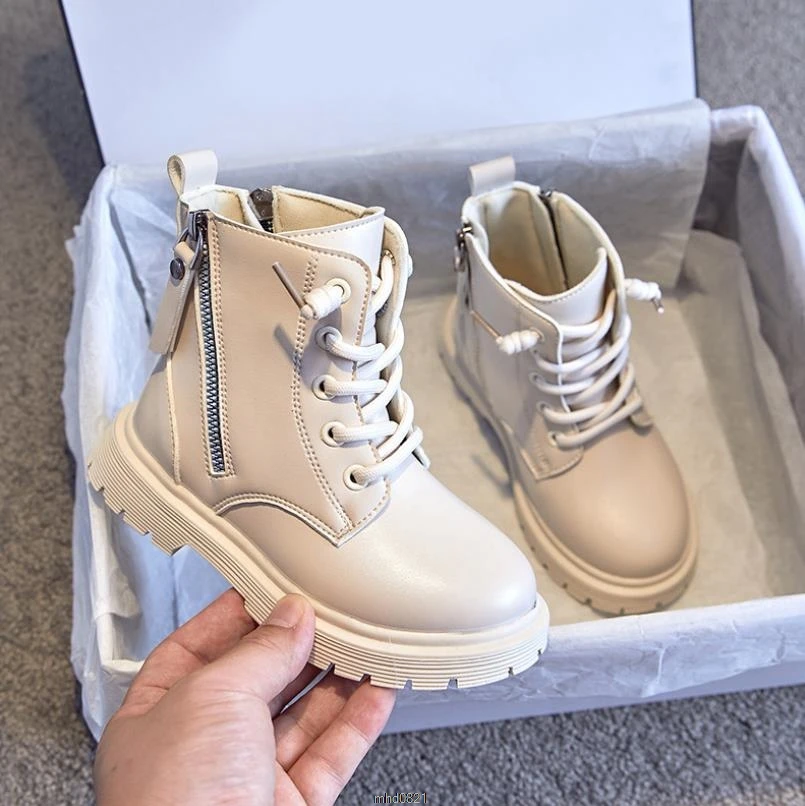 Детские Ботинки Martin осенние ботинки для девочек водонепроницаемые из