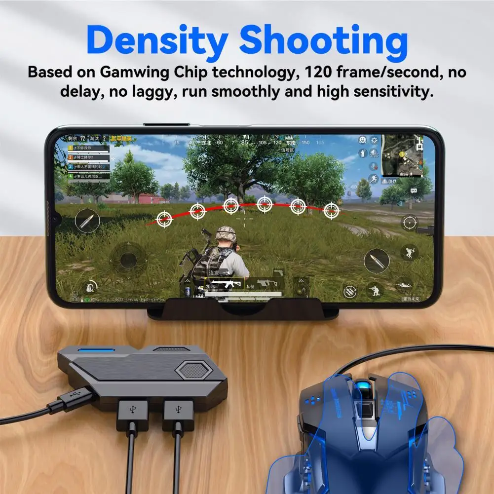 

Игровой конвертер для мобильных игр, совместим с Bluetooth, игровая клавиатура для PUBG контроллера 5,0 4 в 1